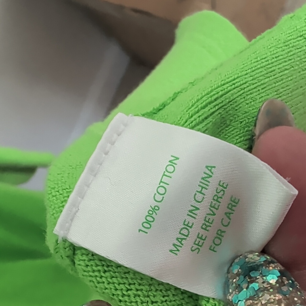 Lilly Pulitzer Lime Green Button-Front Cardigan - Picture 7 of 7